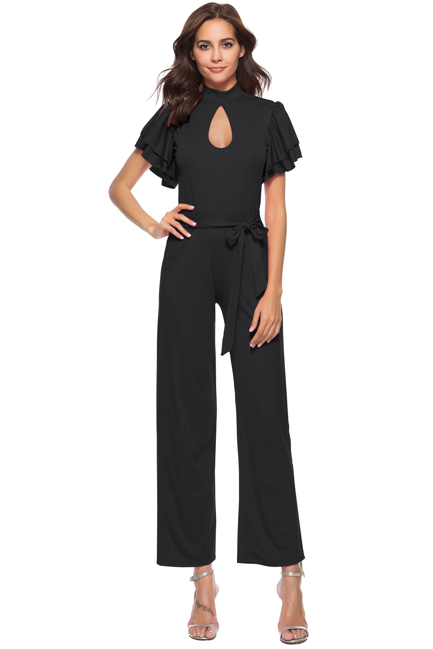 high neck jumpsuit