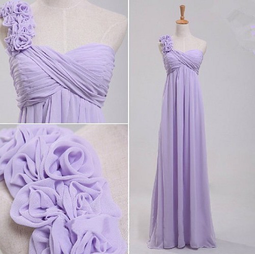 lavender chiffon bridesmaid dresses