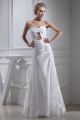 Sexy Sheath Sweetheart Cut Out Front Beaded Lace Wedding Dress Bridal Gown