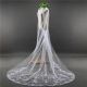 Beautiful One tier Tulle Lace Wedding Bridal Cathedral Veil With Comb